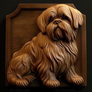 3D model st Lhasa APSO dog (STL)